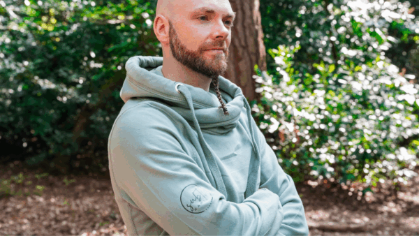 'Do Good. Feel Good. Karma.' - Overhead Snuggly Hood (Gender Neutral) - Image 4