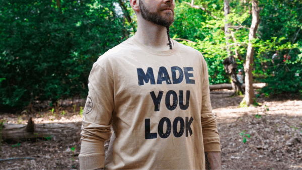 'MADE YOU LOOK' - Long sleeve tee (Male) - Image 8