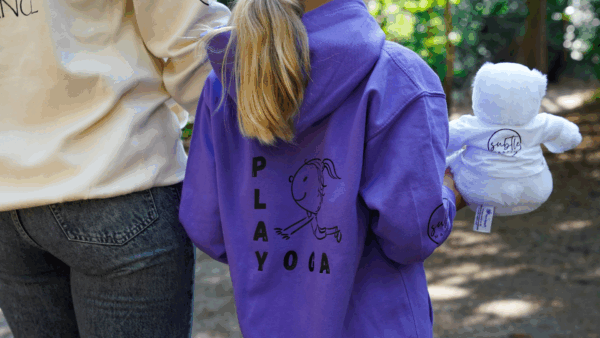 'PLAY YOGA' Zip Hoodie (Girls) - Image 3
