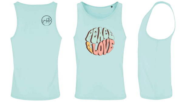 'Peace & Love' - Vest (Gender Neutral) - Image 4