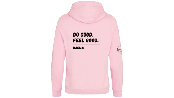'Do Good. Feel Good. Karma.' - Overhead Snuggly Hood (Gender Neutral) - Image 9