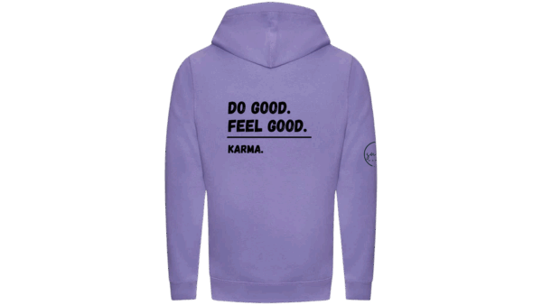 'Do Good. Feel Good. Karma.' - Overhead Snuggly Hood (Gender Neutral) - Image 11