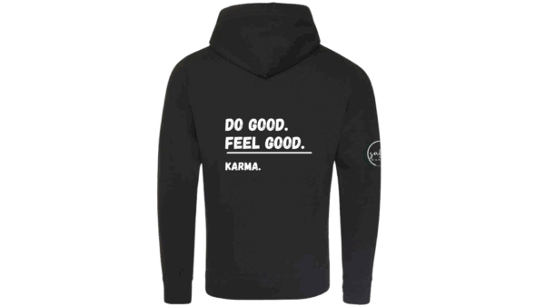 'Do Good. Feel Good. Karma.' - Overhead Snuggly Hood (Gender Neutral) - Image 13