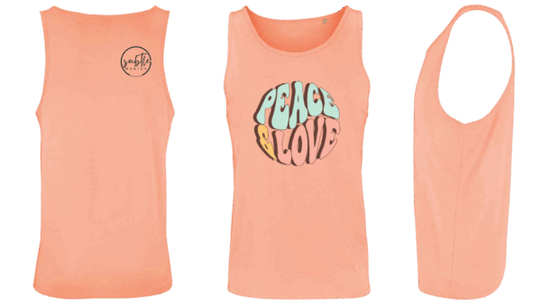 'Peace & Love' - Vest (Gender Neutral) - Image 2
