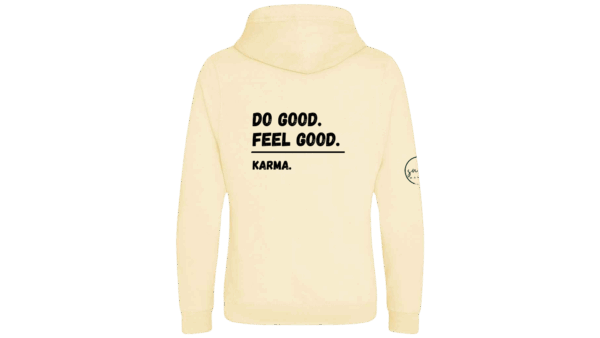 'Do Good. Feel Good. Karma.' - Overhead Snuggly Hood (Gender Neutral) - Image 7