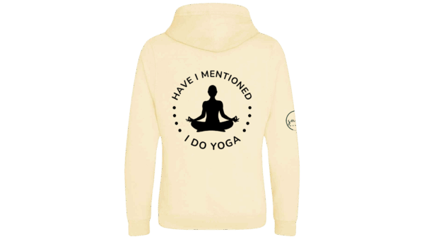 'Have I mentioned I do YOGA' - Overhead Snuggly Hood (Gender Neutral) - Image 3