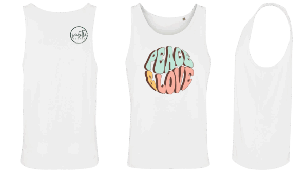 'Peace & Love' - Vest (Gender Neutral) - Image 3
