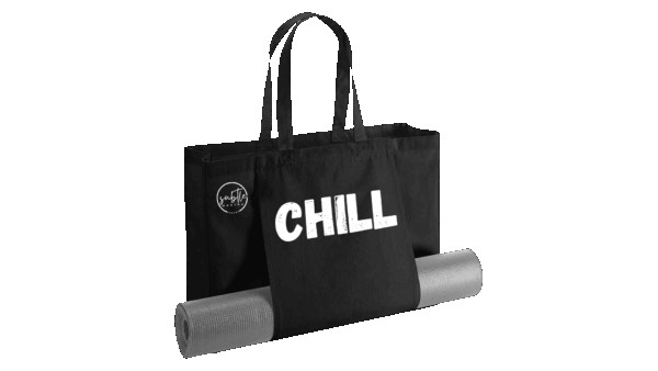 CHILL - Organic Yoga Tote Bag - Image 3