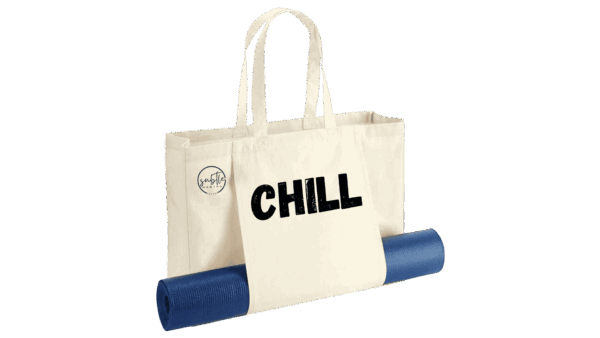 CHILL - Organic Yoga Tote Bag - Image 4