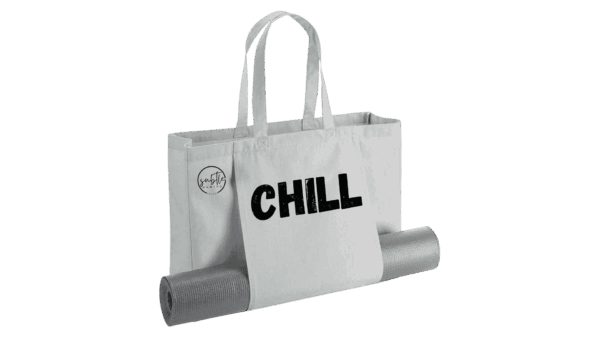 CHILL - Organic Yoga Tote Bag - Image 2