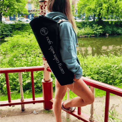 Carry calm with you - Organic Yoga Mat Bag