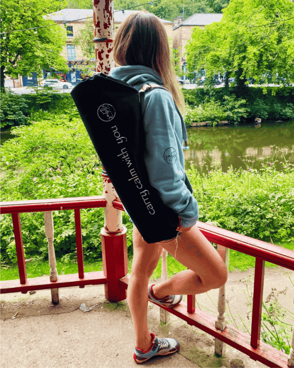 Carry calm with you - Organic Yoga Mat Bag