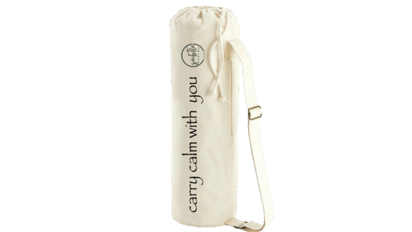 Carry calm with you - Organic Yoga Mat Bag - Image 2