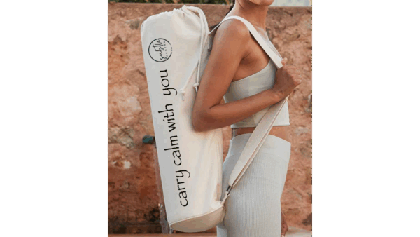 Carry calm with you - Organic Yoga Mat Bag