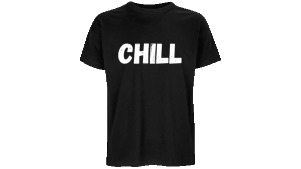 'CHILL' - Oversized Organic T-Shirt (Male) - Image 13