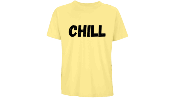 'CHILL' - Oversized Organic T-Shirt (Male) - Image 7