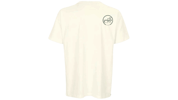 'Don't panic it's organic.' - Oversized Organic T-Shirt (Male) - Image 5