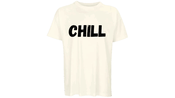 'CHILL' - Oversized Organic T-Shirt (Male)