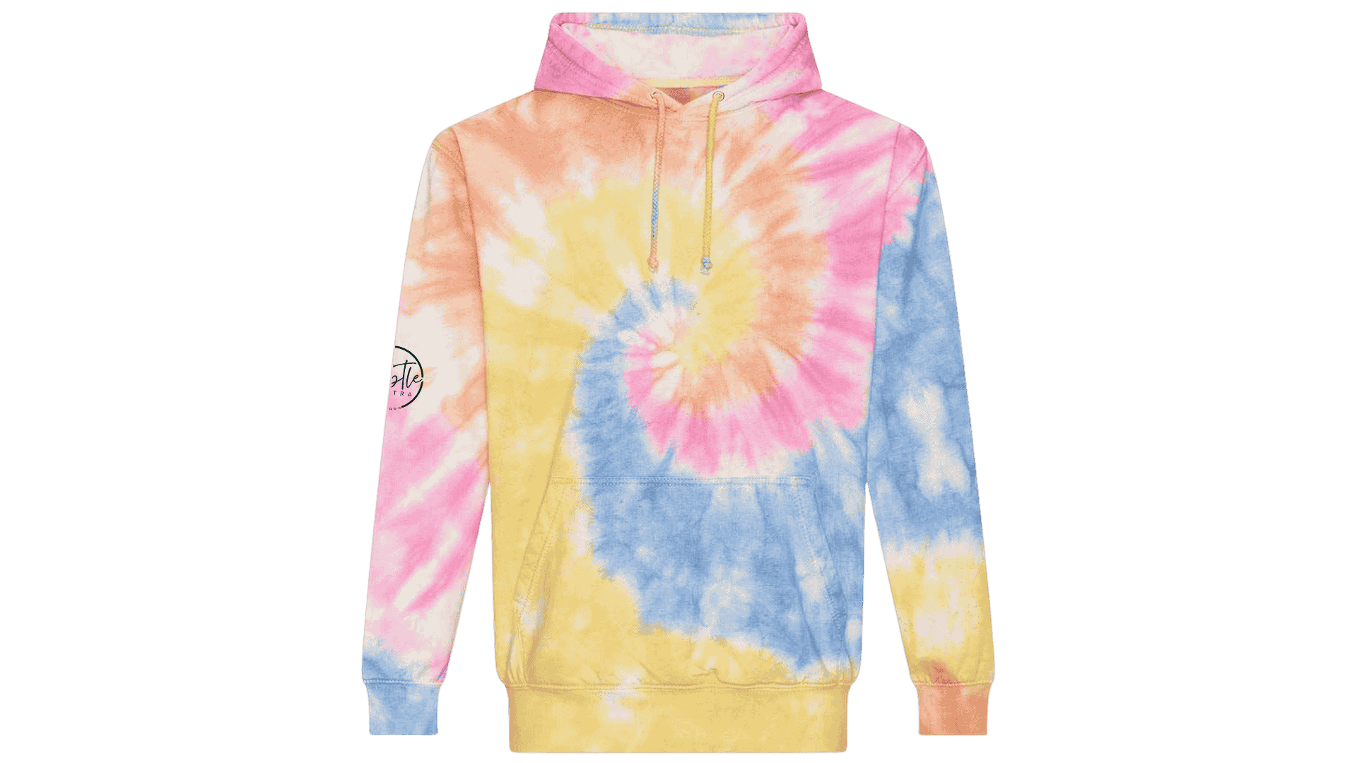 Festival Swirl Tie-Dye Hoodie-Front