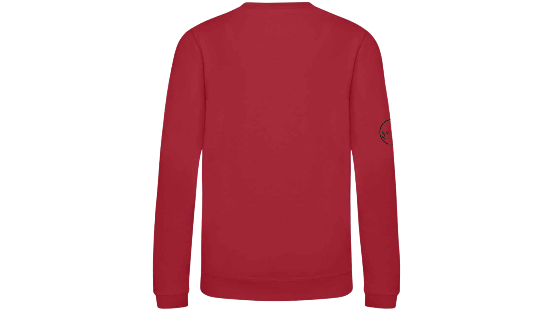 Kids Christmas Jumper Back Red