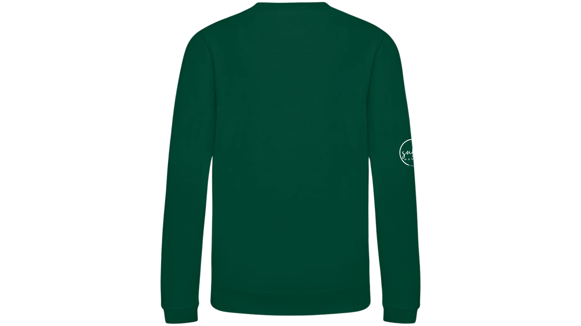 Kids Christmas Jumper Back Green