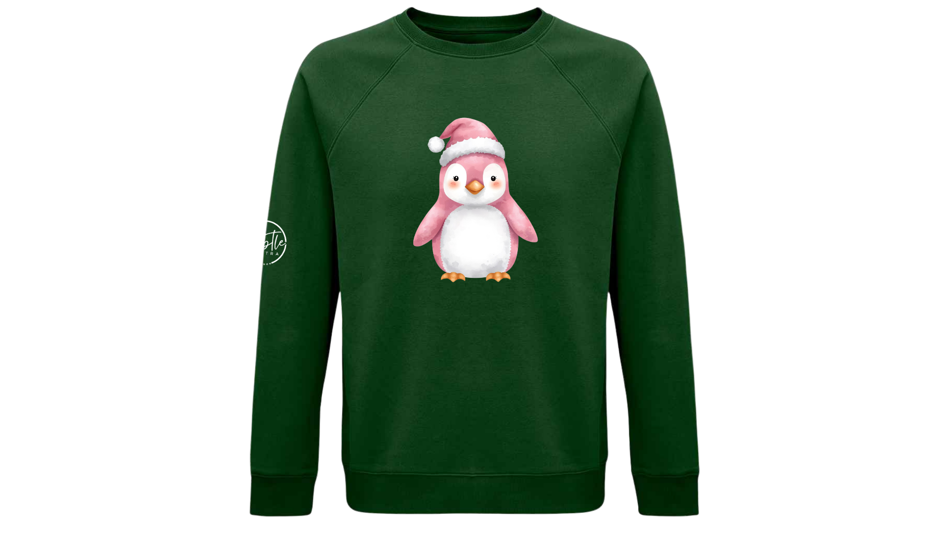 Christmas Jumper Penguin Green
