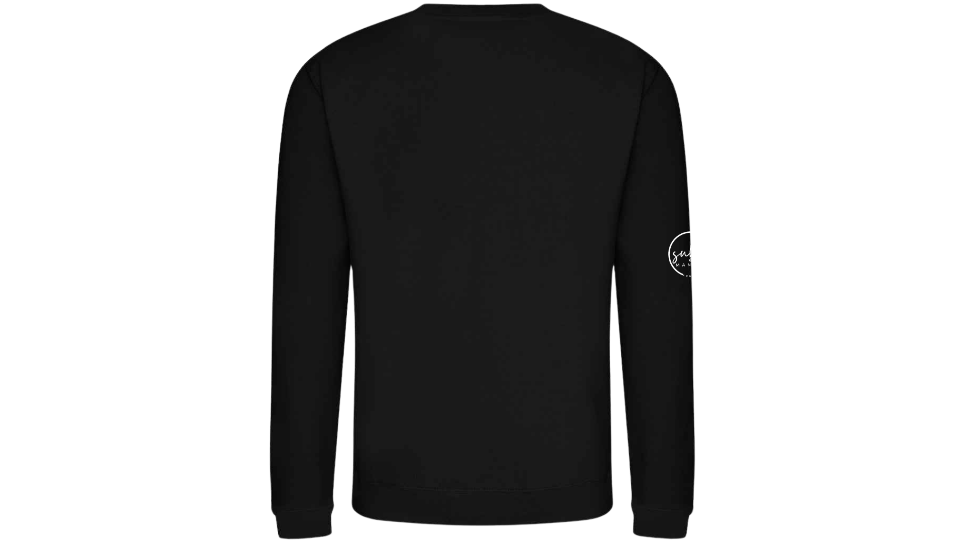 Kids Christmas Jumper Back Black