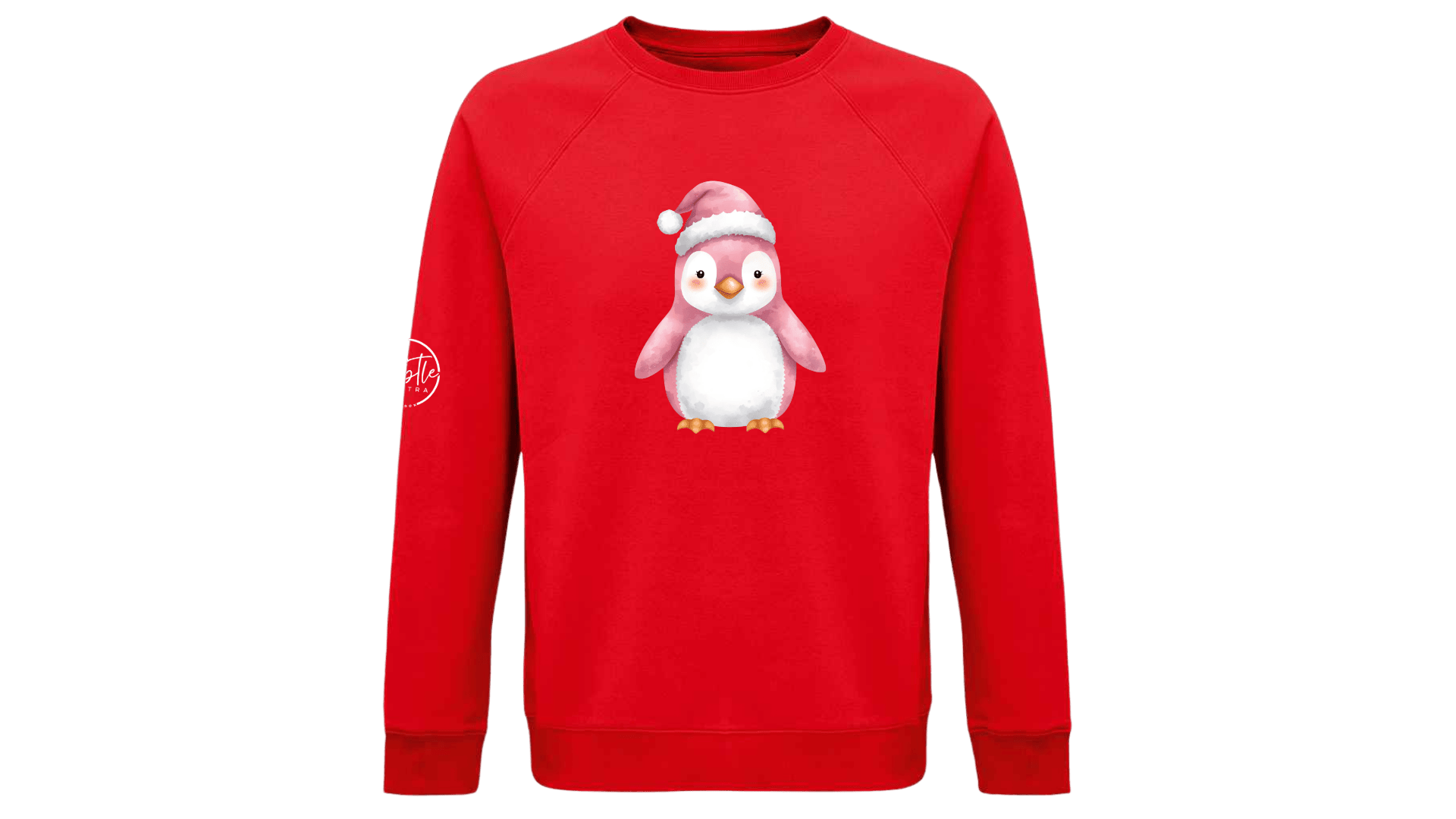 Christmas Jumper Penguin Red
