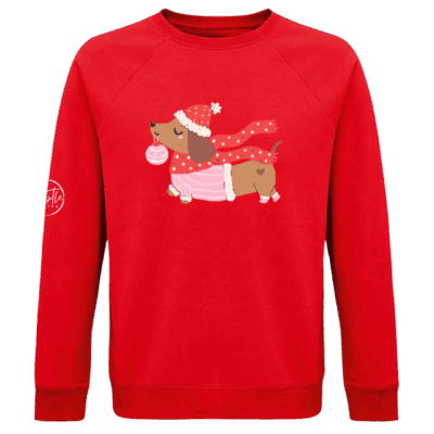 Christmas Jumper Doggie Red