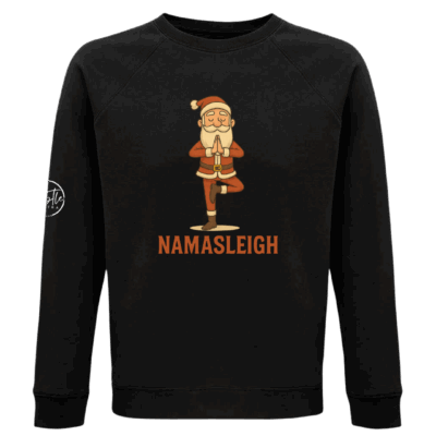 Namasleigh Christmas Jumper Black